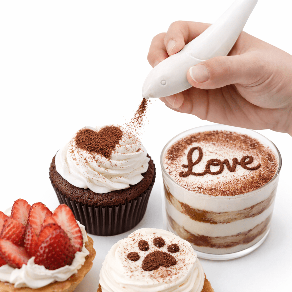 עט קישוט לקפה ועוגות