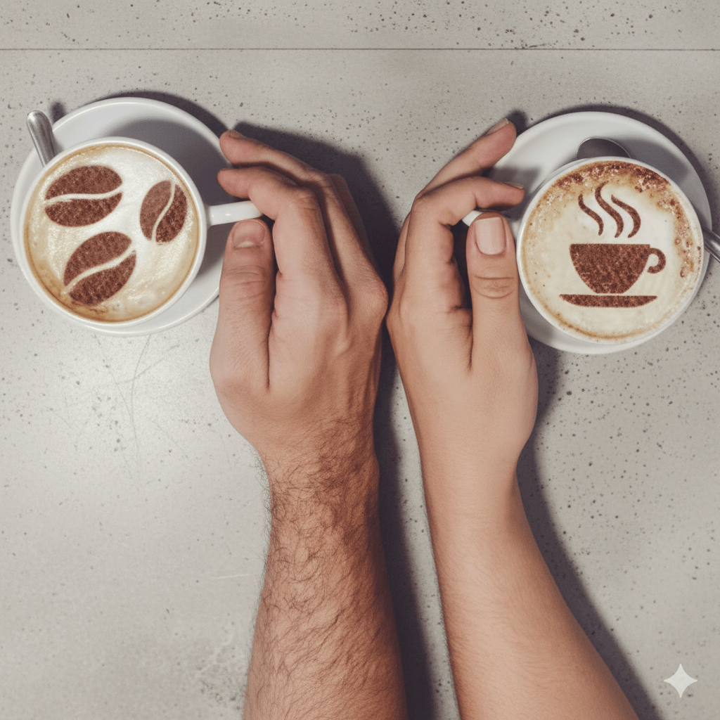 תבניות קישוט לקפה נס  שוקו וקפוצינו